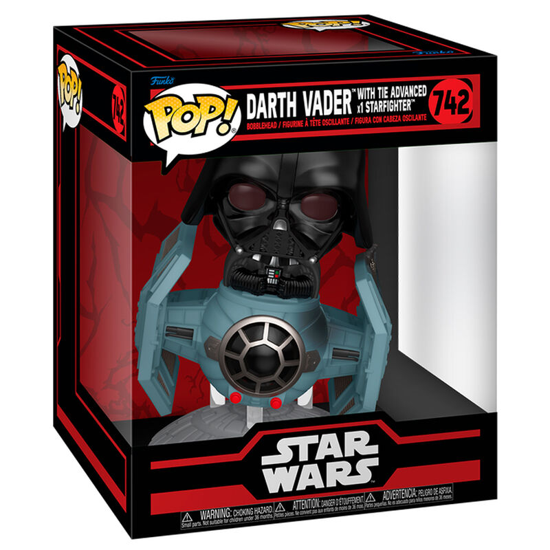 Funko POP Rides Deluxe Darth Vader with Tie Advanced Starfighter 742 - Star Wars