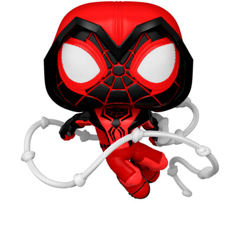 Funko POP Miles Morales 770 (Crimson Cowl Suit) - Spiderman Miles Mora –  Fanátiko