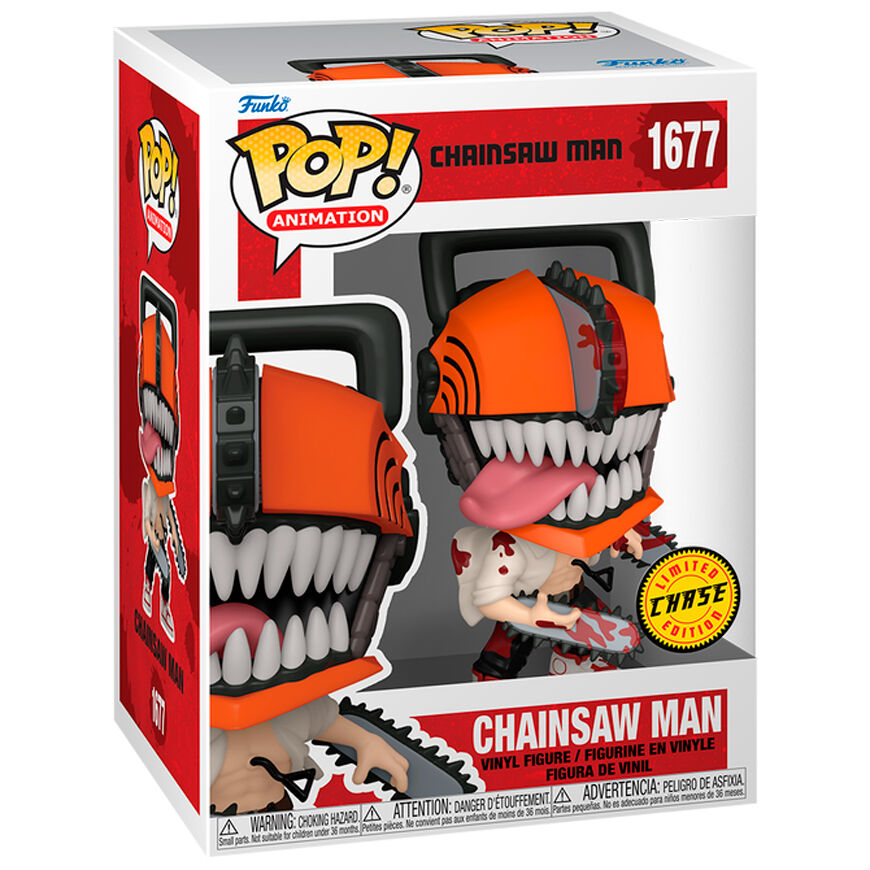 Funko POP Chainsaw Man Chase 1676 - Chainsaw Man Exclusivo