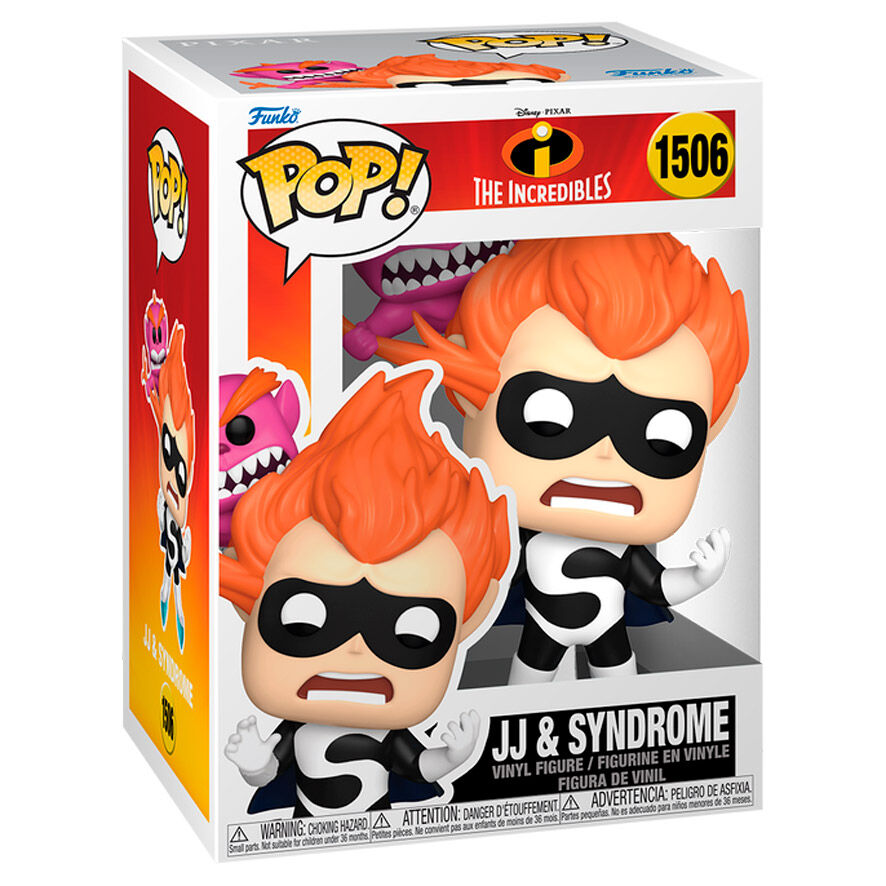 Funko POP JJ y Syndrome 1506 - The Incredibles - Disney Pixar