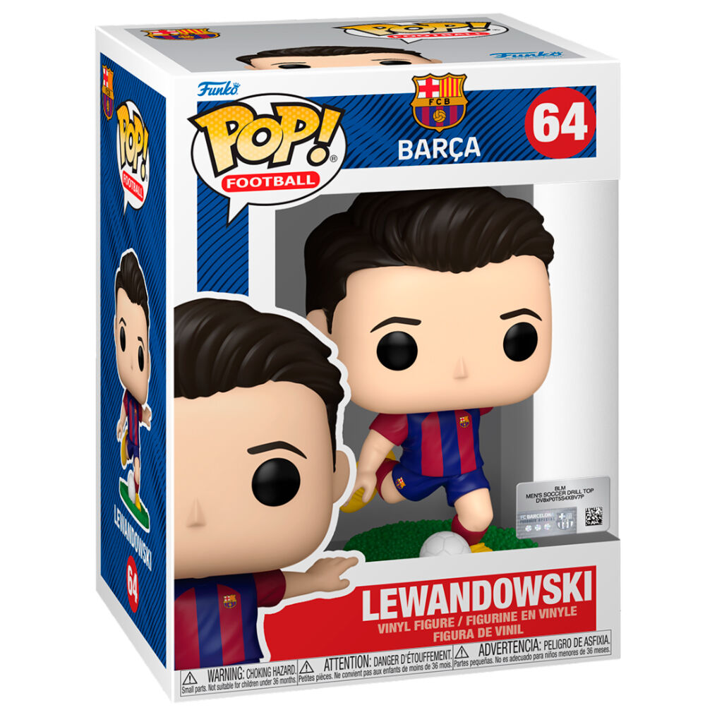 Funko POP Lewandowski 64 - FC Barcelona - Fútbol