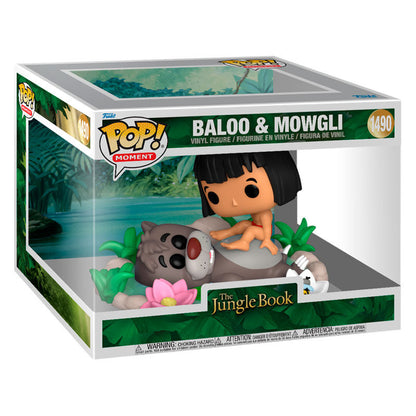 Funko POP Moment Baloo y Mowgli 1490 - The Jungle Book - Disney