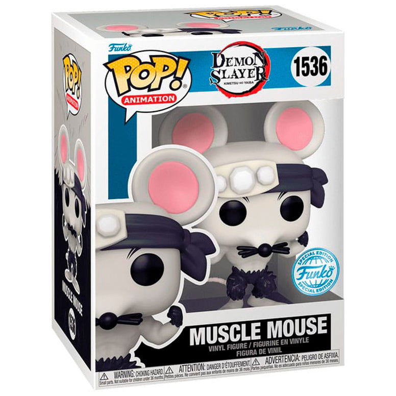 Funko POP Muscle Mouse 1536 - Demon Slayer: Kimetsu No Yaiba Exclusivo