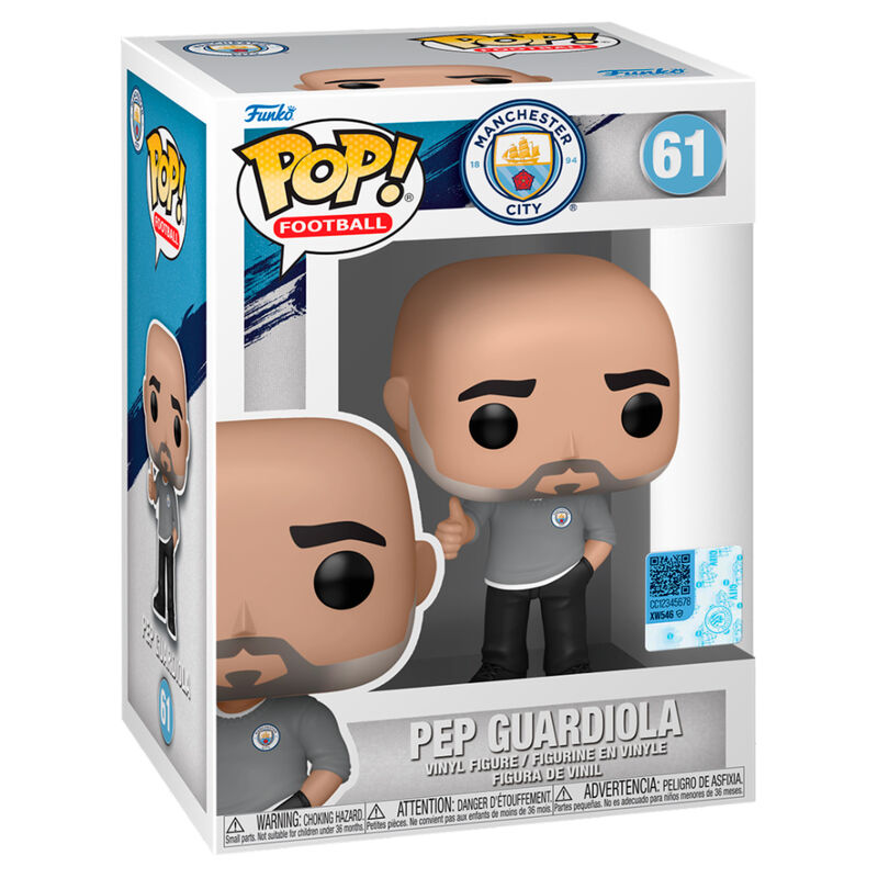 Funko POP Pep Guardiola 61 - Manchester City - Fútbol