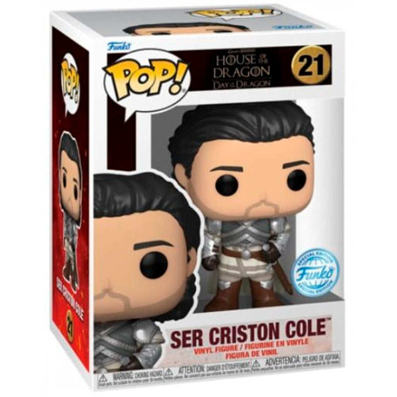 Funko POP Ser Criston Cole 21 - Juego de Tronos - La Casa Del Dragón Exclusivo