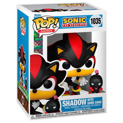 Funko POP Shadow with Dark Chao 1035 - Sonic The Hedgehog