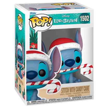 Funko POP Stitch with Candy Cane 1502 - Lilo y Stitch - Disney