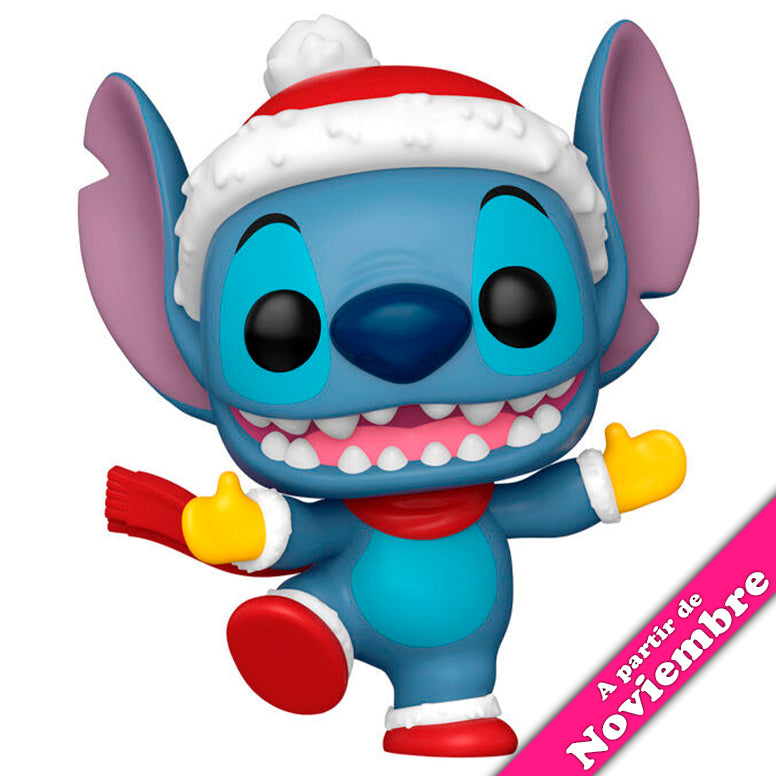 Funko POP Stitch with Santa Hat 1503 - Lilo y Stitch - Disney