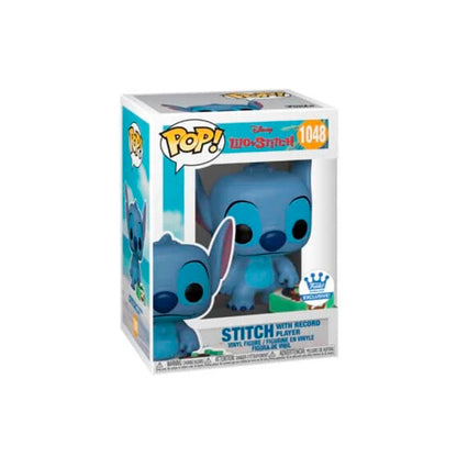 Funko POP Stitch With Record Player 1048 - Lilo Y Stitch - Disney Exclusivo