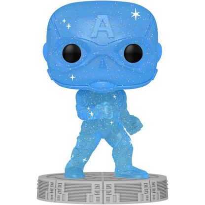 Funko POP Captain America 46 - Art Series Azul - The Infinity Saga