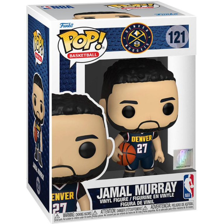 Funko POP Jamal Murray (Uniforme Azul Oscuro) 121 - Nuggets - NBA Legends