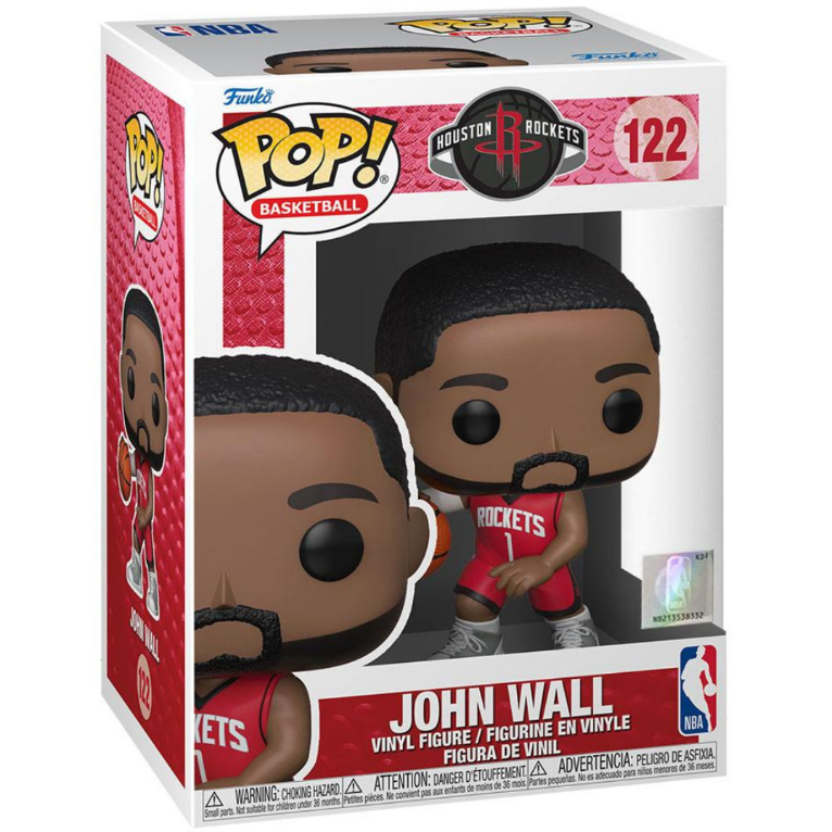 Funko POP  John Wall 122 (Uniforme Rojo) - Houston Rockets - NBA