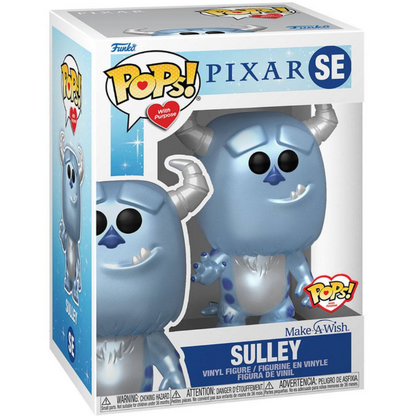 Funko POP Sulley Azul Metalizado (Make a Wish 2022) SE Monstruos S.A. - Disney Pixar