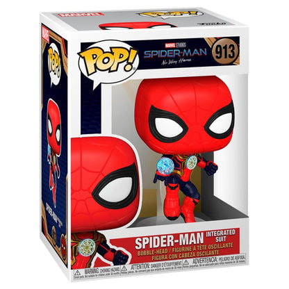 Funko POP Spider-Man (Integrated Suit) 913 - Spider Man: No Way Home - Marvel