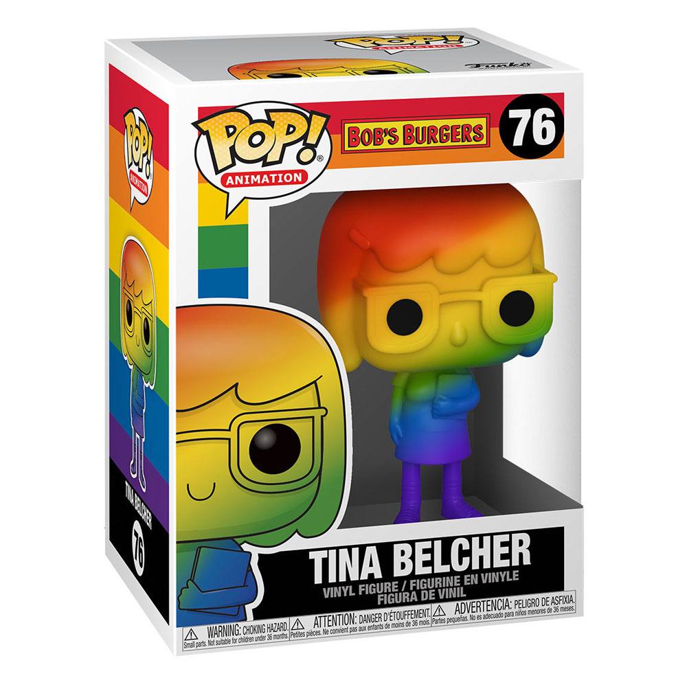 Funko POP Tina Belcher Rainbow 76 - Pride 2022 - Bob's Burgers