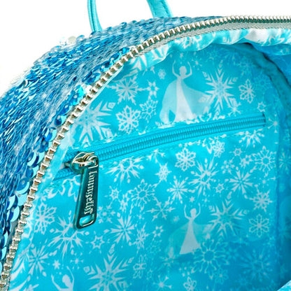 Loungefly Frozen Elsa 25cm Backpack (Reversible Sequins) - Frozen - Disney