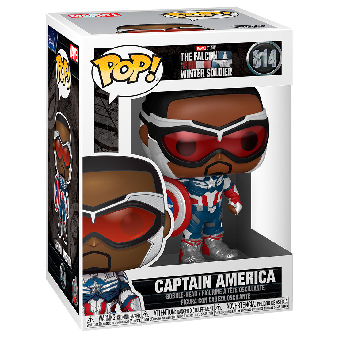 Funko POP Captain America (Falcon) 814 - The Falcon and the Winter Soldier - Marvel