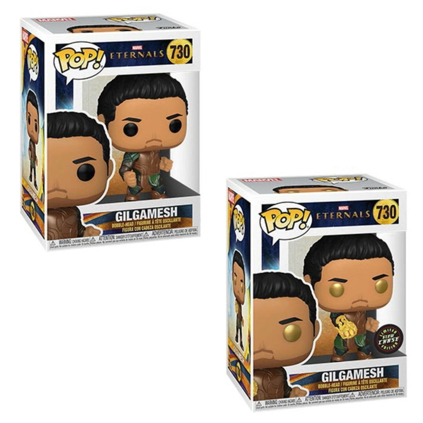 Funko POP Gilgamesh 730 - Eternals - Marvel (Possible Chase GITD)