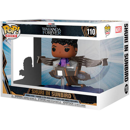 Funko POP Rides Shuri In Sunbird 110 - Black Panther, Wakanda Forever - Marvel