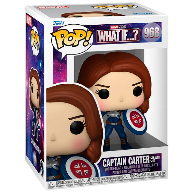 Funko POP Capitana Carter con Traje de Sigilo 968 - What If...? - Marvel